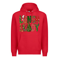 Red Lunch Lady Christmas Premium Hoodie - BundleAndBundleShop