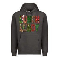 Smoke Lunch Lady Christmas Premium Hoodie - BundleAndBundleShop