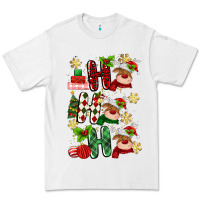 White ho ho ho reindeer Premium Tee - MaliasSmallBusiness