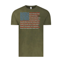 Vintage Olive List of Presidents of the United States, Gift Vintage Tee - longCreatives