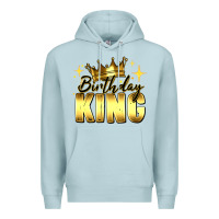 Blue Mist birthday king Premium Hoodie - RanaPortraitStore