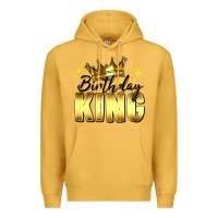 Mustard birthday king Premium Hoodie - RanaPortraitStore