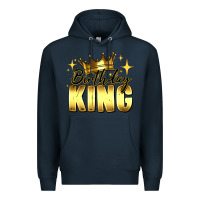 Navy birthday king Premium Hoodie - RanaPortraitStore