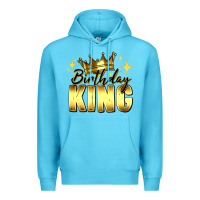 Ocean Blue birthday king Premium Hoodie - RanaPortraitStore