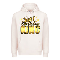Pale Pink birthday king Premium Hoodie - RanaPortraitStore