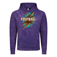 Cloud Purple Football vibes Vintage Hoodie - NancyCooperArtShop