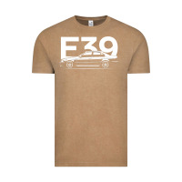 Vintage Coffee E39 5 Series  Car Silhouette Vintage Tee - longCreatives
