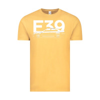 Vintage Mustard E39 5 Series  Car Silhouette Vintage Tee - longCreatives