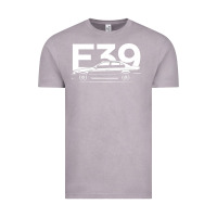 Vintage Zinc E39 5 Series  Car Silhouette Vintage Tee - longCreatives