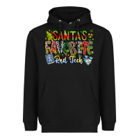 Black Santa's Favorite Rad Tech Heavyweight Hoodie - CowhideDigitalArt