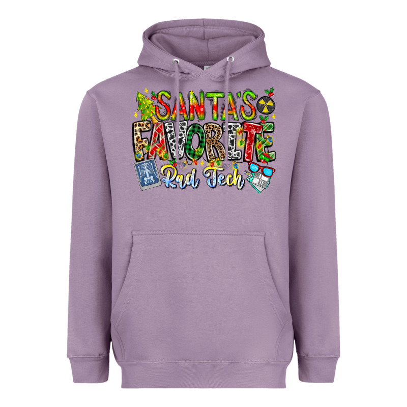 Santa's Favorite Rad Tech Heavyweight Hoodie by CowhideDigitalArt | Teevron