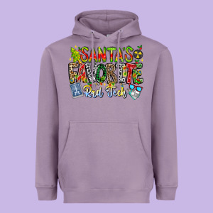Santa's Favorite Rad Tech Heavyweight Hoodie Designed By Cowhidedigitalart