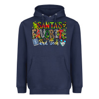 Navy Santa's Favorite Rad Tech Heavyweight Hoodie - CowhideDigitalArt