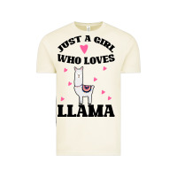 Vintage Arctic Llama Just A Girl Who Loves Llamas Vintage Tee - Bettercallsaul