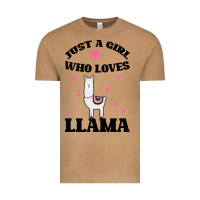 Vintage Camel Llama Just A Girl Who Loves Llamas Vintage Tee - Bettercallsaul