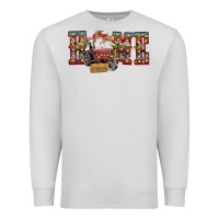Dove Grey home Christmas farm animals Premium Sweatshirt - CowhideDigitalArt