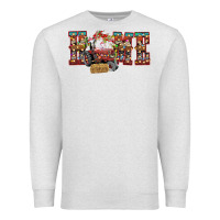 Oatmeal Heather home Christmas farm animals Premium Sweatshirt - CowhideDigitalArt