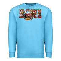 Ocean Blue home Christmas farm animals Premium Sweatshirt - CowhideDigitalArt
