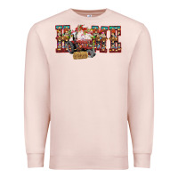 Pale Pink home Christmas farm animals Premium Sweatshirt - CowhideDigitalArt
