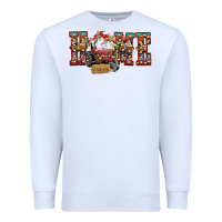 White home Christmas farm animals Premium Sweatshirt - CowhideDigitalArt