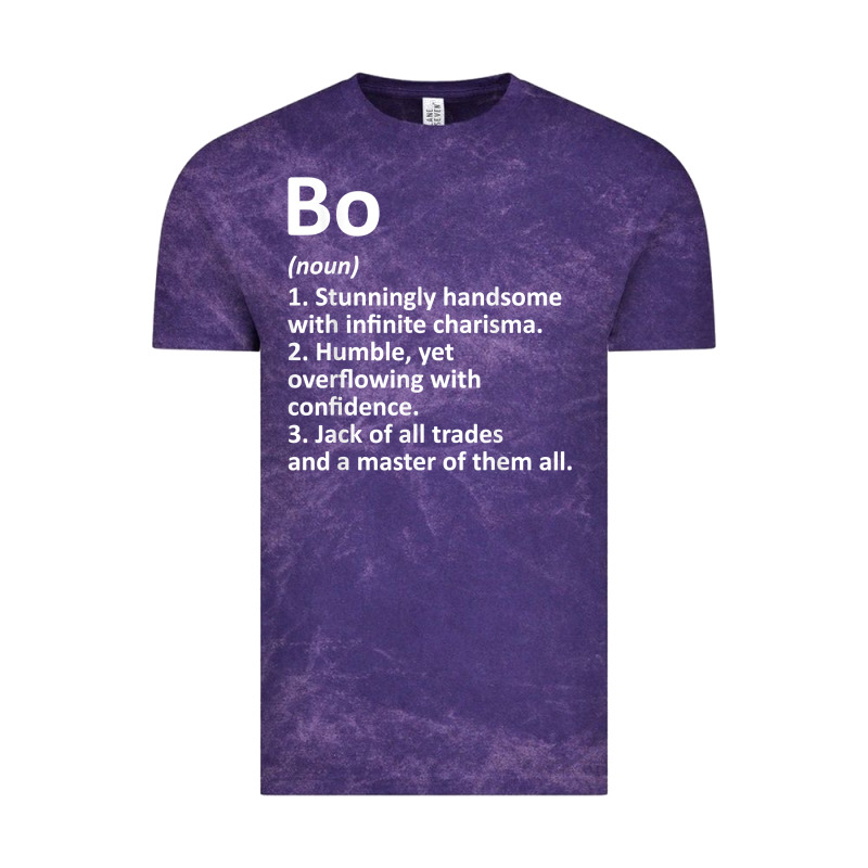 Bo Definition Personalized Name Funny Birthday Gift Idea Vintage Tee by longCreatives | Teevron