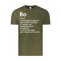 Vintage Olive BO Definition Personalized Name Funny Birthday Gift Idea Vintage Tee - longCreatives