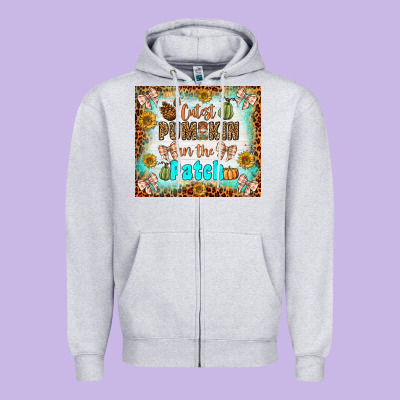 Cutest Pumpkin In The Patch Zipper Hoodie Designed By Bundleandbundleshop