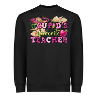 Black cupid's favorite teacher Heavyweight Sweatshirt - OliviaCreatesArt