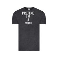 Vintage Black pretend i`m a somali shirt funny halloween Vintage Tee - longCreatives