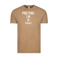 Vintage Coffee pretend i`m a somali shirt funny halloween Vintage Tee - longCreatives
