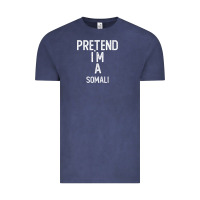 Vintage Denim pretend i`m a somali shirt funny halloween Vintage Tee - longCreatives