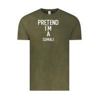 Vintage Olive pretend i`m a somali shirt funny halloween Vintage Tee - longCreatives