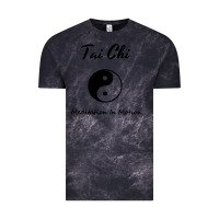 Cloud Black Tai Chi T, Meditation In Motion, Martial Arts Gift Vintage Tee - longCreatives