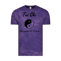 Cloud Purple Tai Chi T, Meditation In Motion, Martial Arts Gift Vintage Tee - longCreatives