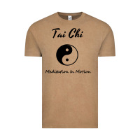 Vintage Coffee Tai Chi T, Meditation In Motion, Martial Arts Gift Vintage Tee - longCreatives