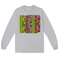 Moon Dust Mardi Gras brushstroke Long Sleeve Tee - HowdyJamesFarm