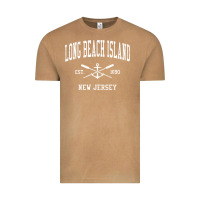 Vintage Camel Long Beach Island NJ Vintage Crossed Oars & Boat Anchor Spor Vintage Tee - longCreatives