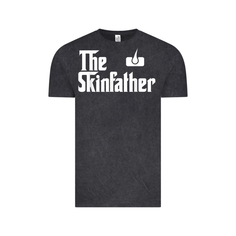 The Skin Father Funny Dermatology Dermatologist Gift Vintage Tee by longCreatives | Teevron