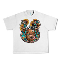 Lunar Rock highland cow horseshoe Urban Heavy Tee - JahusDesignShop
