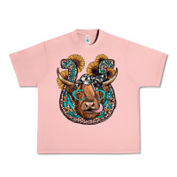 Salmon highland cow horseshoe Urban Heavy Tee - JahusDesignShop