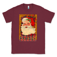 Burgundy Santa Behave Classic Tee - Bettercallsaul