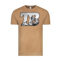 Vintage Camel TB Tampa Bay City Skyline of Tampa Bay, Florida Vintage Tee - longCreatives
