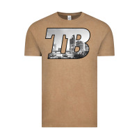 Vintage Coffee TB Tampa Bay City Skyline of Tampa Bay, Florida Vintage Tee - longCreatives