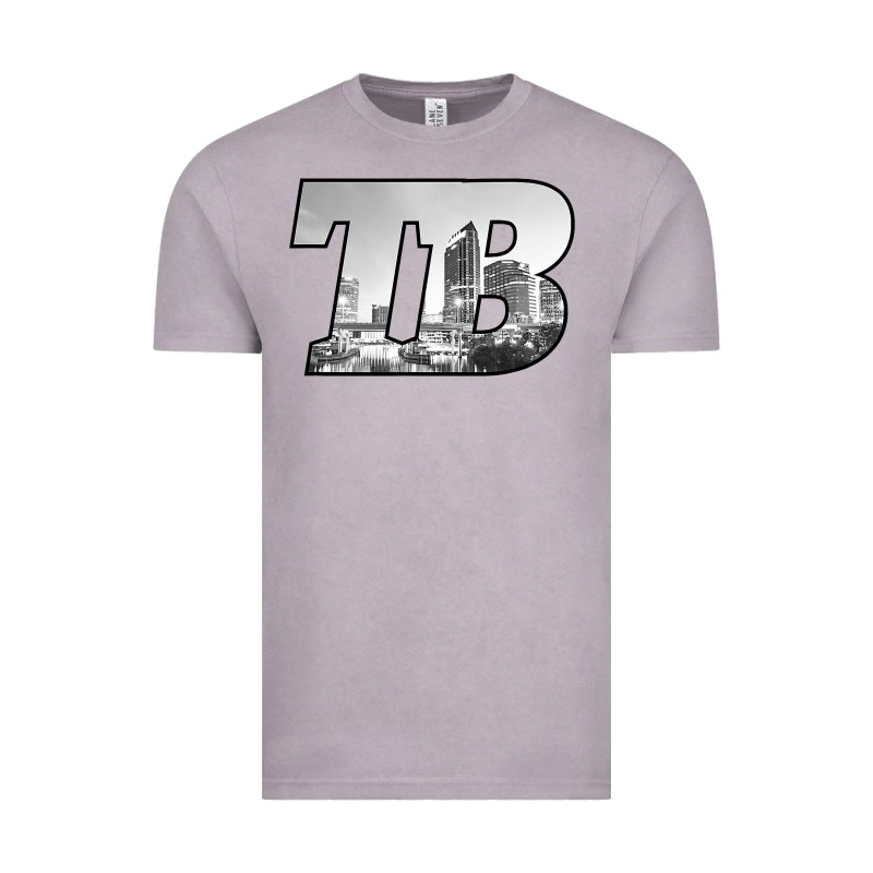 Tb Tampa Bay City Skyline Of Tampa Bay, Florida Vintage Tee by longCreatives | Teevron