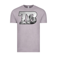 Vintage Zinc TB Tampa Bay City Skyline of Tampa Bay, Florida Vintage Tee - longCreatives
