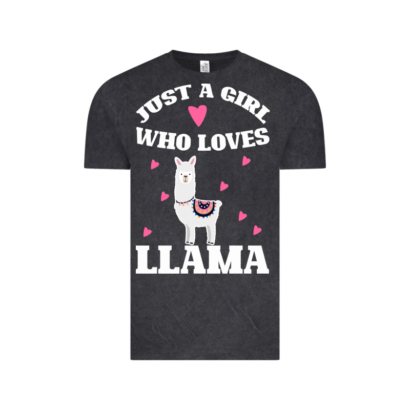 Llama Just A Girl Who Loves Llamas Vintage Tee by Bettercallsaul | Teevron