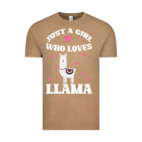 Vintage Coffee Llama Just A Girl Who Loves Llamas Vintage Tee - Bettercallsaul