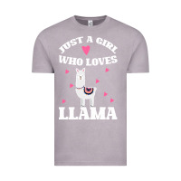 Vintage Zinc Llama Just A Girl Who Loves Llamas Vintage Tee - Bettercallsaul