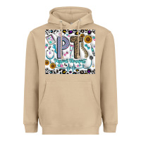 Mushroom pt physical therapist Heavyweight Hoodie - CowhideDigitalArt