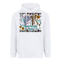 White pt physical therapist Heavyweight Hoodie - CowhideDigitalArt